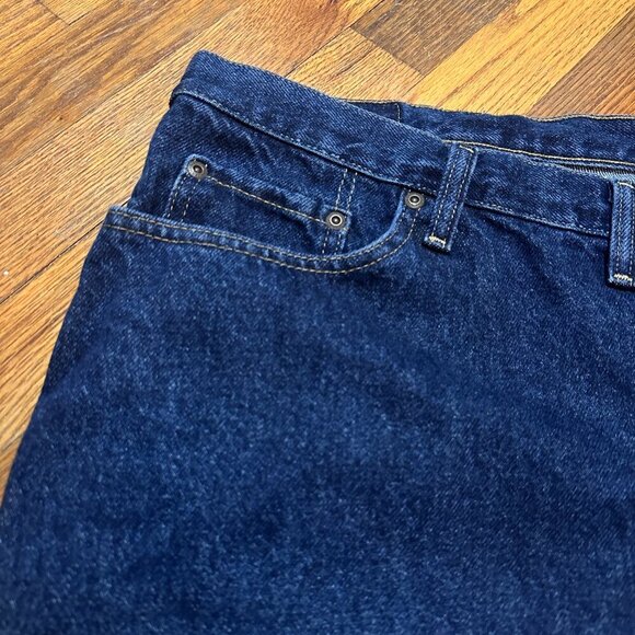 Wrangler Regular Fit Medium Wash Straight Leg Jeans Men’s Size 46 x 30 Y2K - Picture 4 of 14